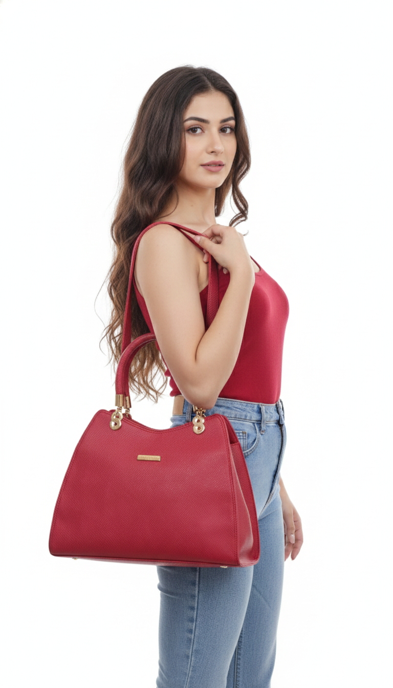 Premium Red Elegant Handbag