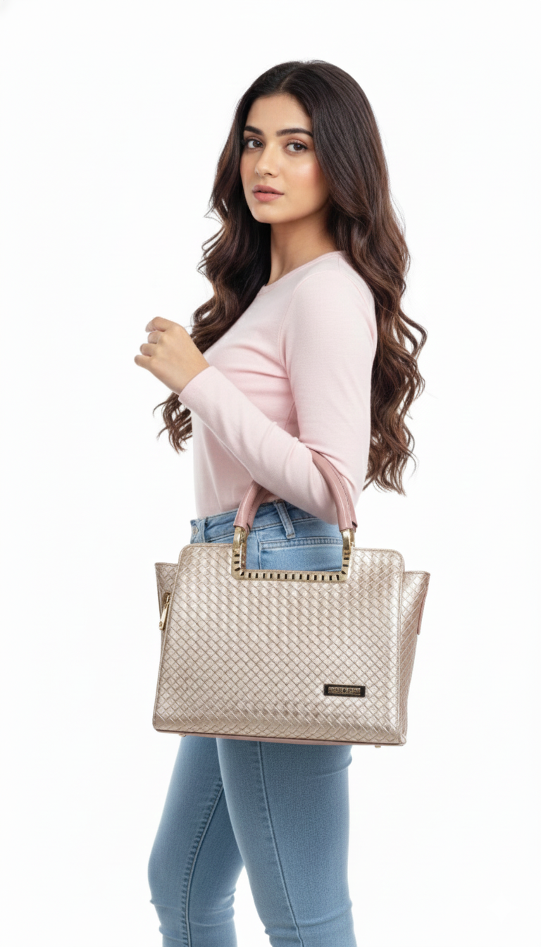 Premium Pink Elegant Handbag