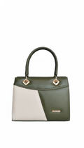 Super Classic Green And White Elegant Handbag