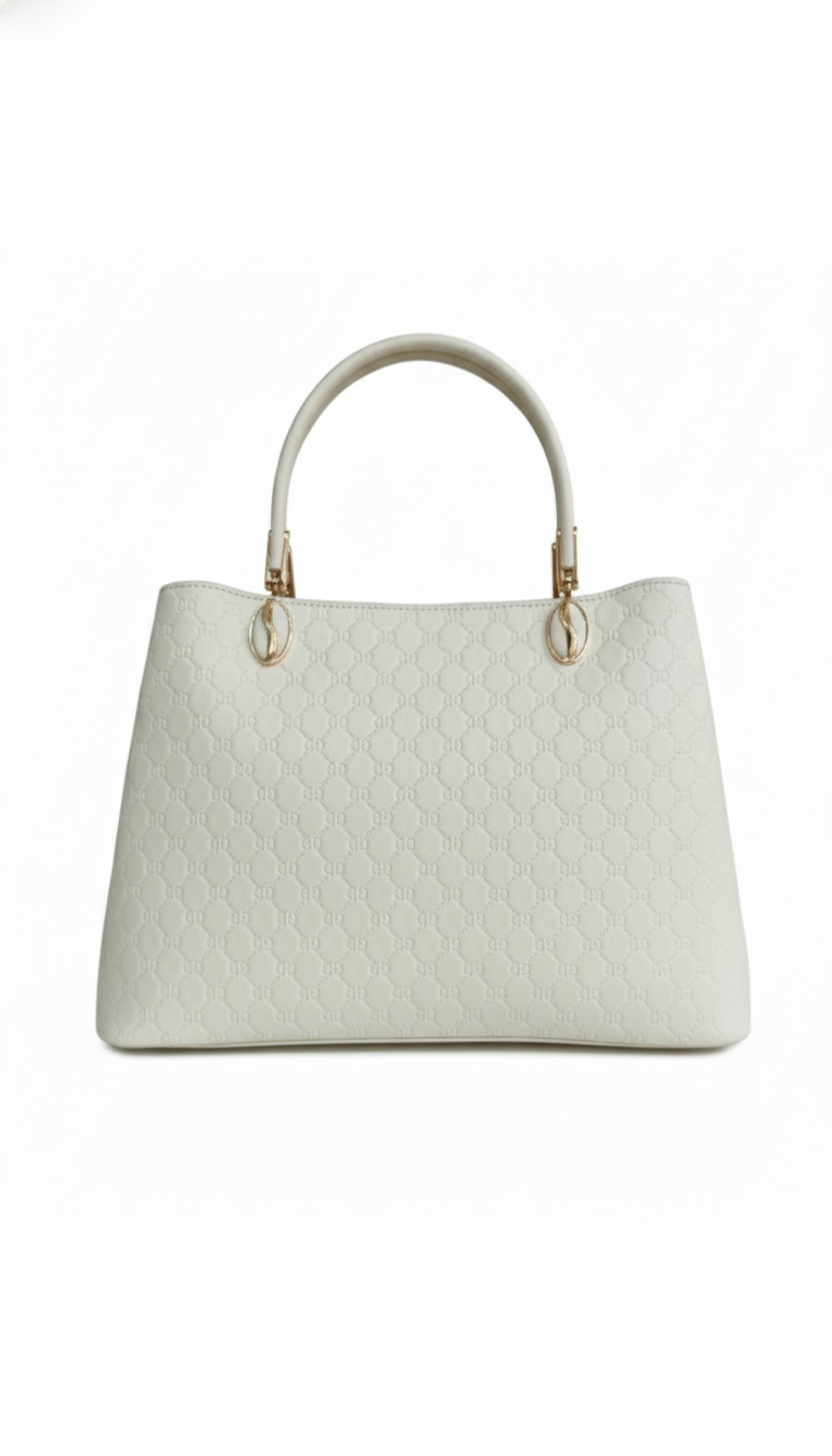 Premium White Elegant Handbag