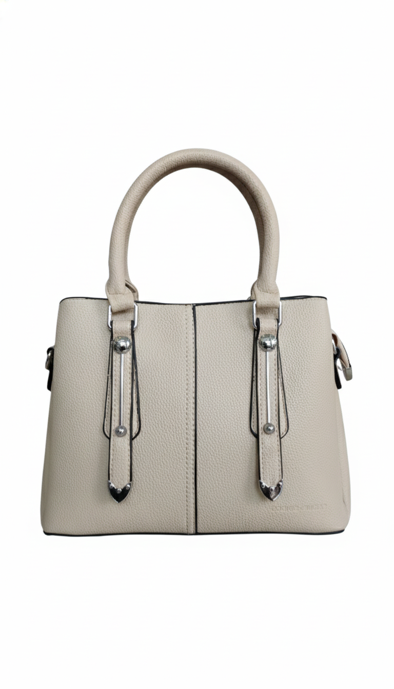 Super Classic Beige Elegant Handbag