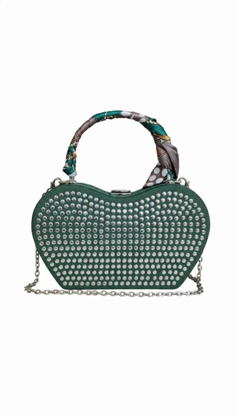 Premium Green Elegant Party Wear Handbag