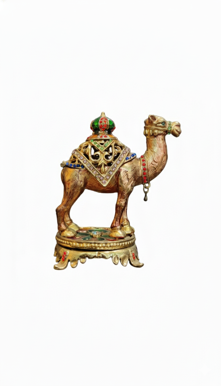 Camel Statue Resin Middle East Animal Sculpture for Office