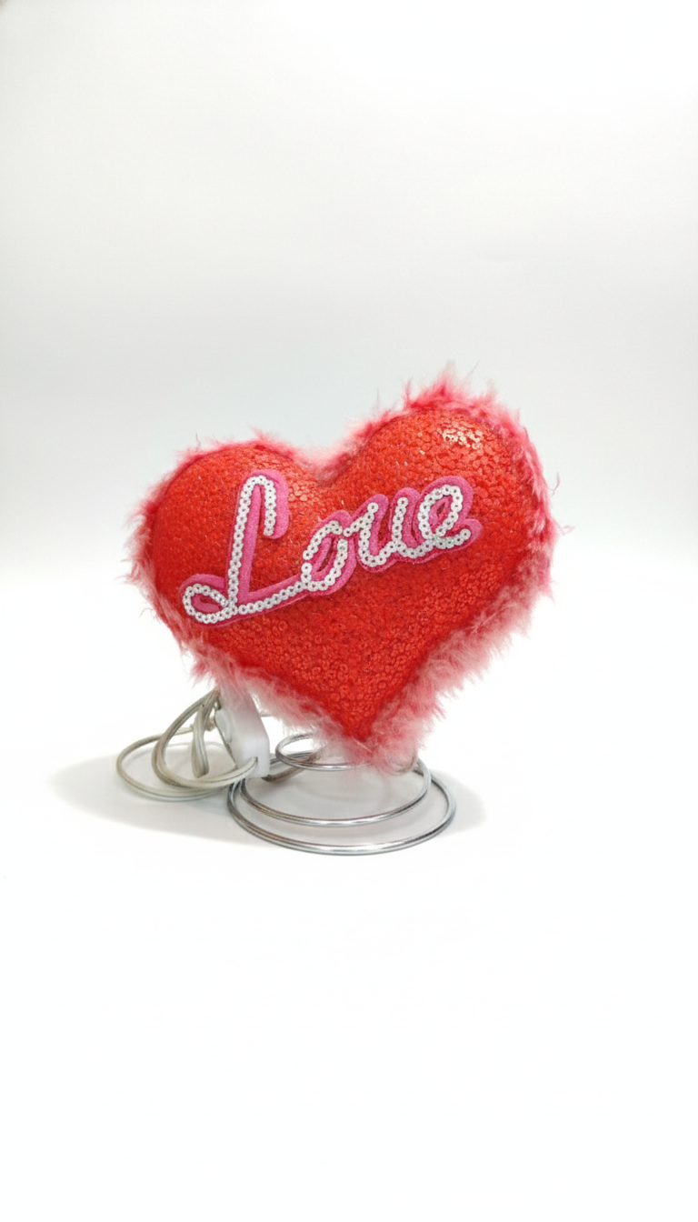 Heart Love Light Lamp For Romantic Couple Decorative Showpiece