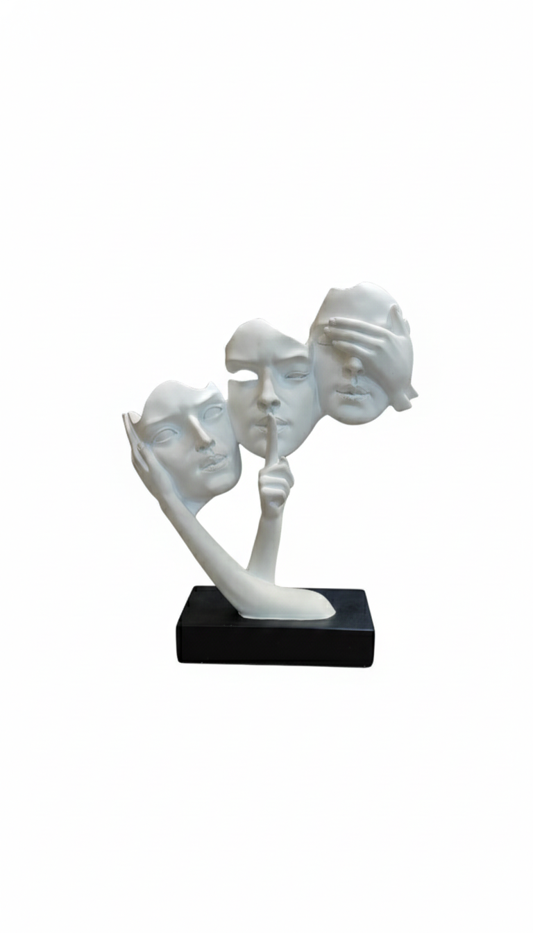 Amazing White Home Decor Statue Decorative Showpiece