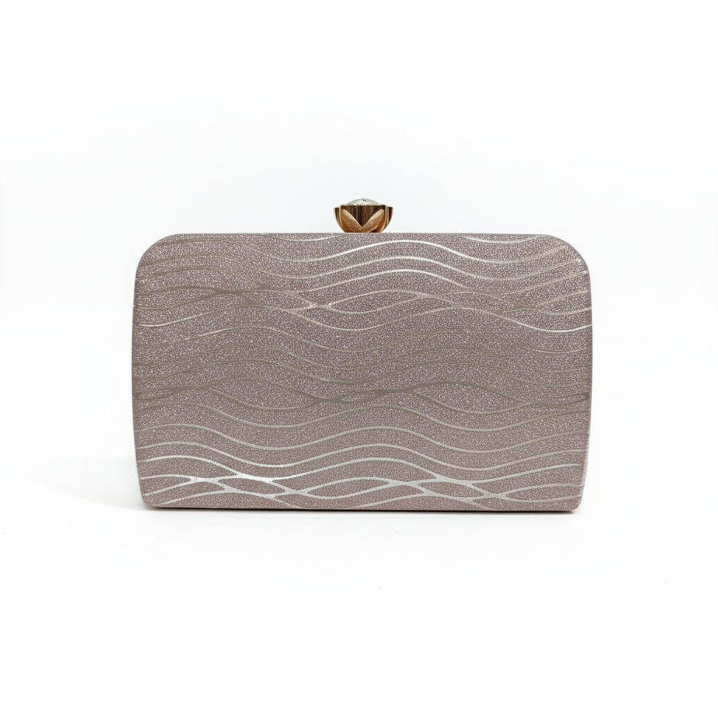Super Classic Rose Pink Elegant Partywear Clutch