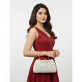 Super Classic White Elegant Partywear Clutch
