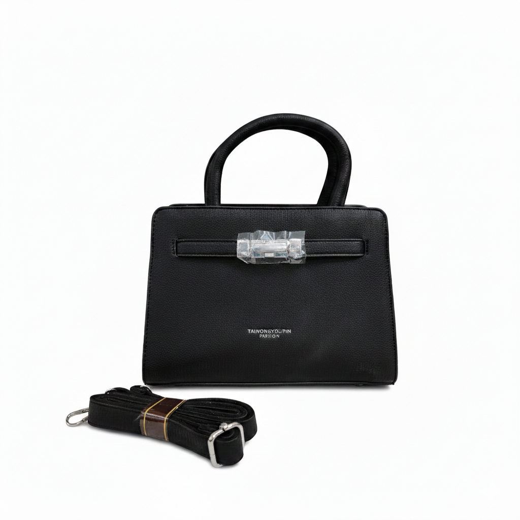 Super Classic Black Elegant Handbag