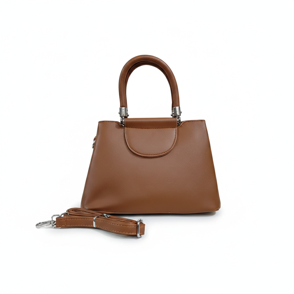 Super Classic Brown Elegant Handbag