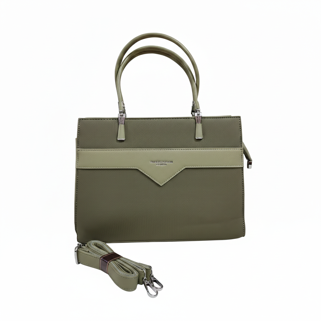 Super Classic Olive Green Elegant Handbag