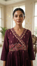 Women Embroidered Cotton Kurta Pant Dupatta