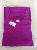 Women Purple Embroidered Cotton Kurta Only