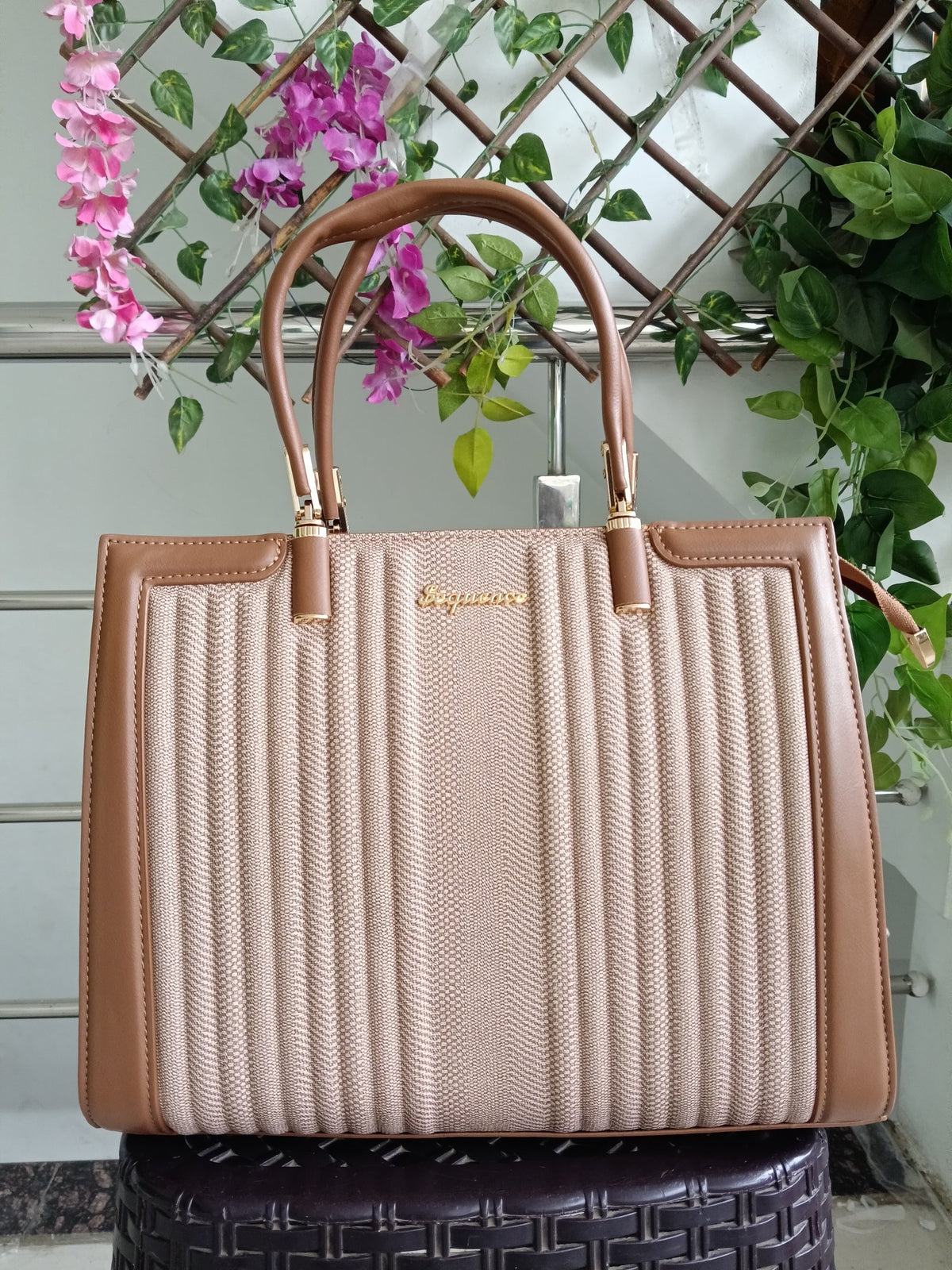 Women Brown Shoulder Bags Pu Leather