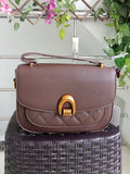 Women Brown Shoulder Bags Pu Leather
