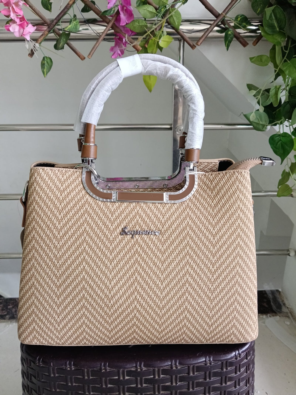 Women Brown Shoulder Bags Pu Leather
