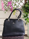 Women Black Satchel Pu Leather Hand Bag