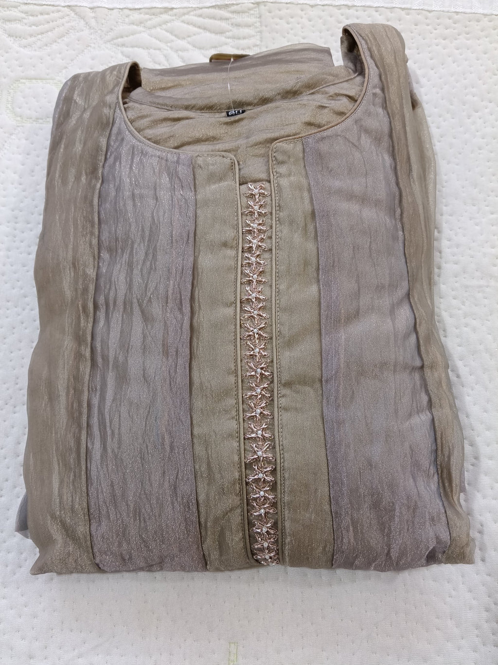 Women Green Embroidered Other Kurta Pant Dupatta