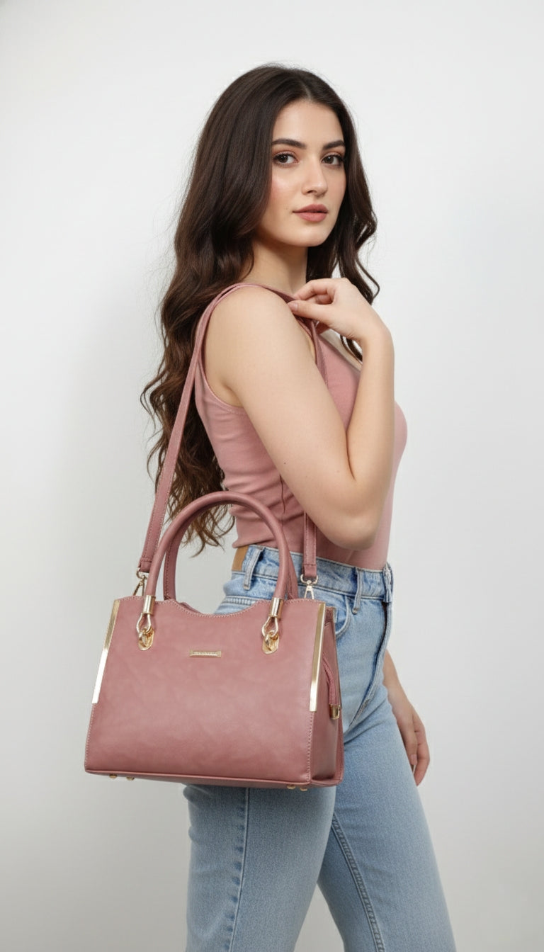 Premium Pink Elegant Handbag