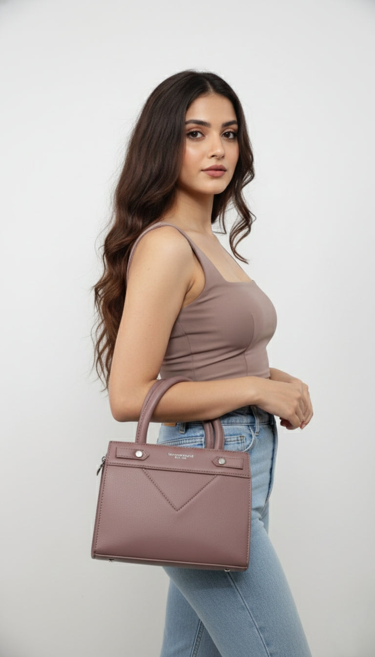 Premium Wine Elegant Handbag