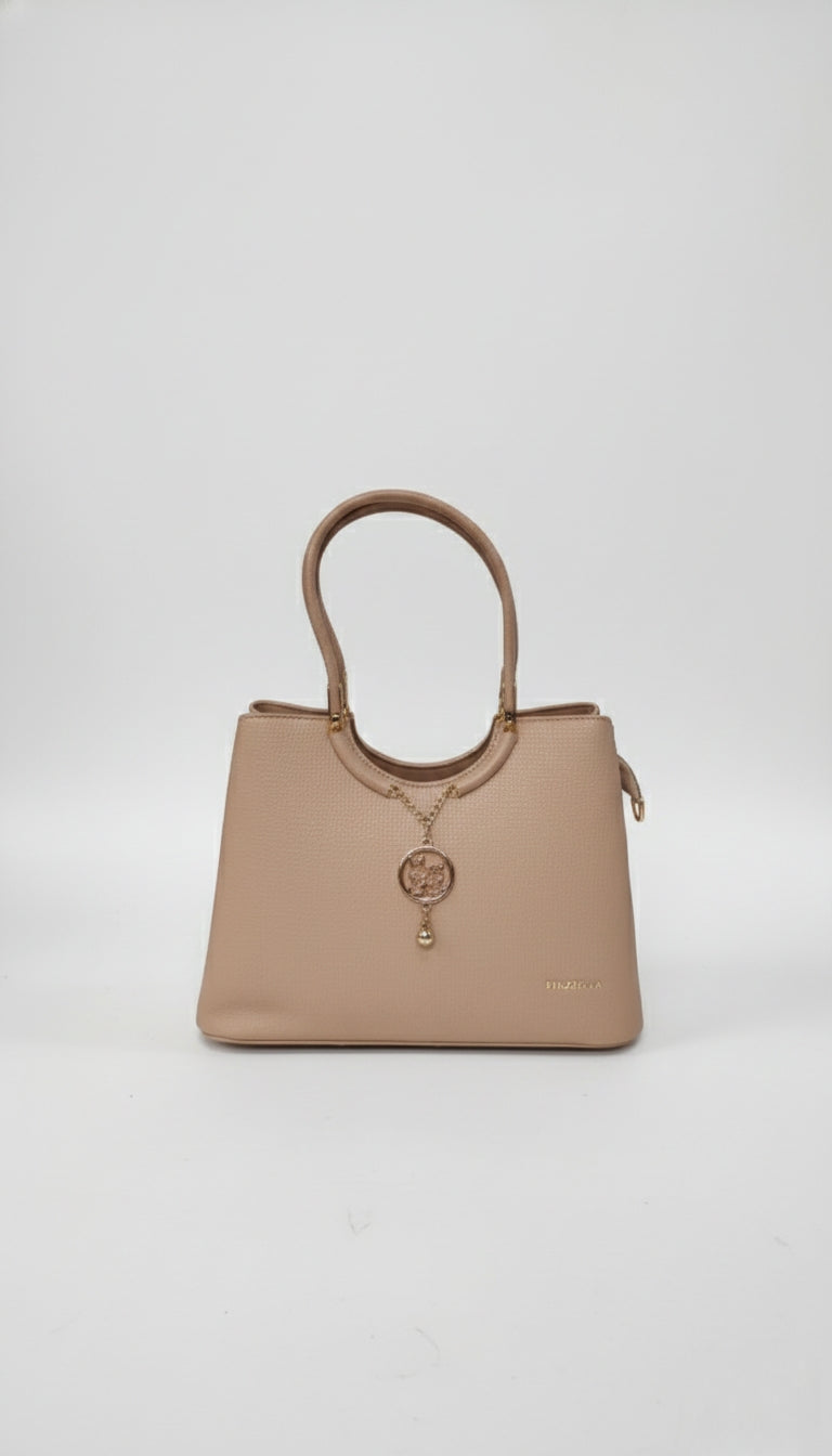 Super Classic Beige Elegant Handbag