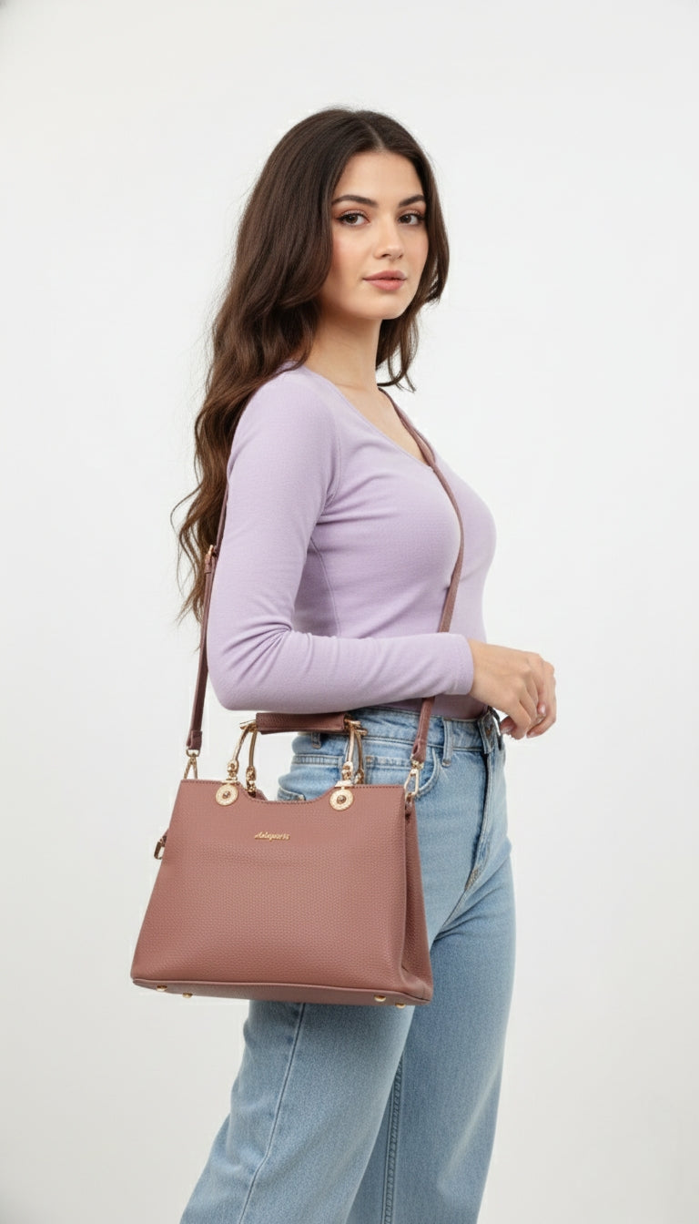 Premium Pink Elegant Handbag