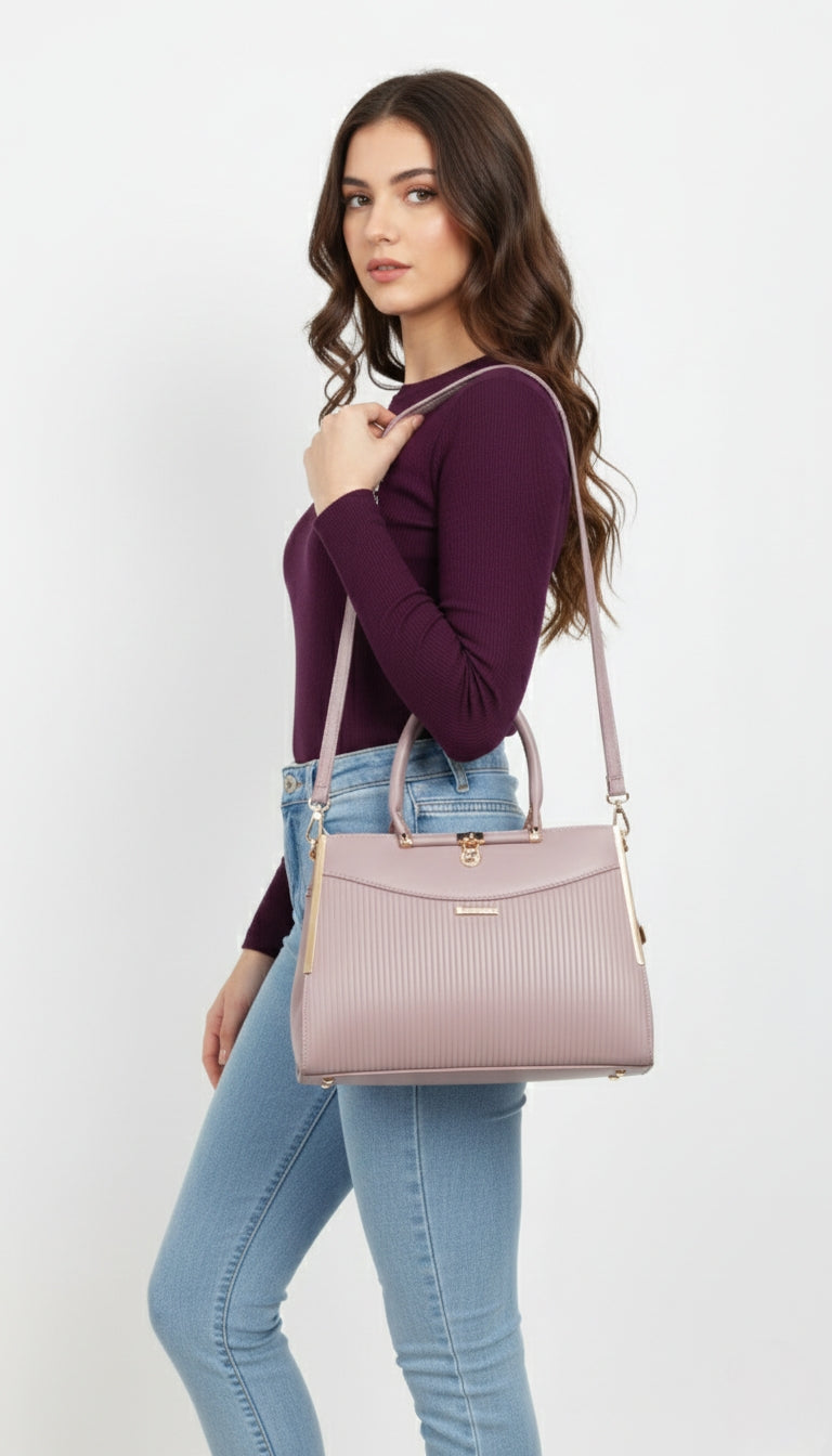 Premium Wine Elegant Handbag