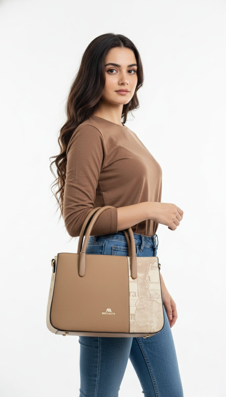 Premium Brown Elegant Handbag