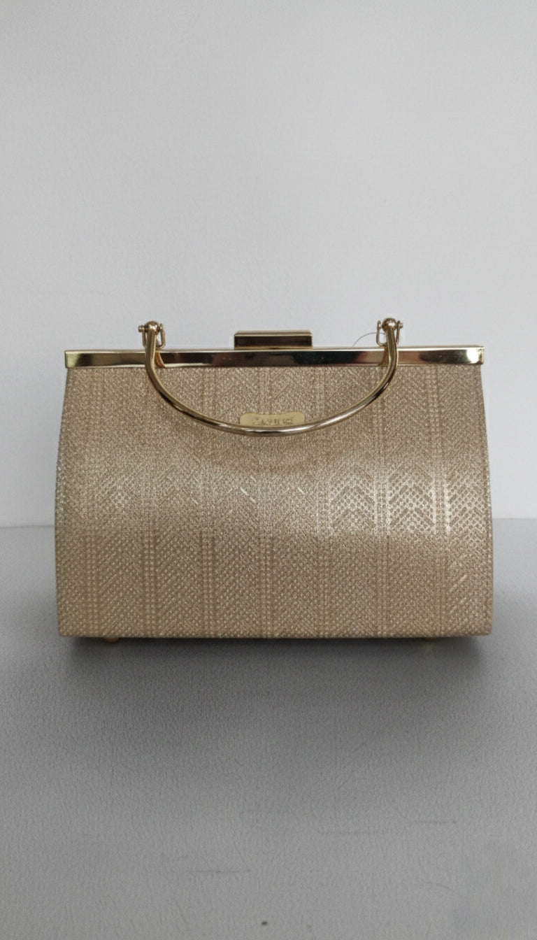 Premium Gold Party Wear Handbag