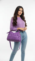 Premium Purple Elegant Handbag