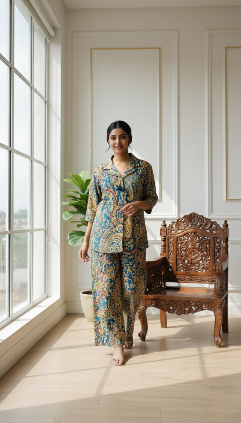 Women Multicolour Printed Coord Set