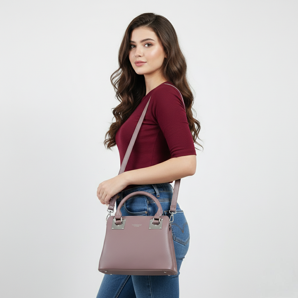 Super Classic Wine Elegant Handbag