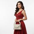 Super Classic White Elegant Partywear Clutch
