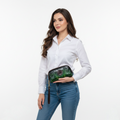 Super Classic Deep Green Floral Elegant HandPurse