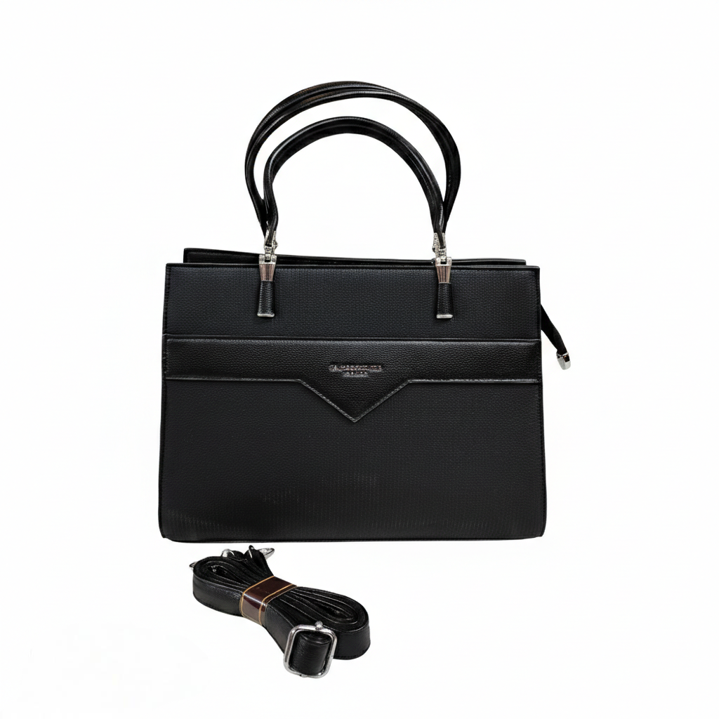 Super Classic Black Elegant Handbag