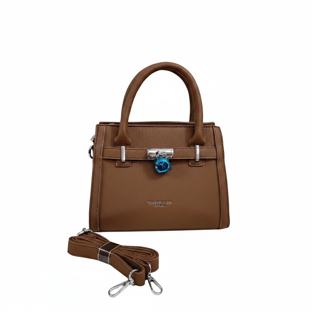 Super Classic Brown Elegant Handbag