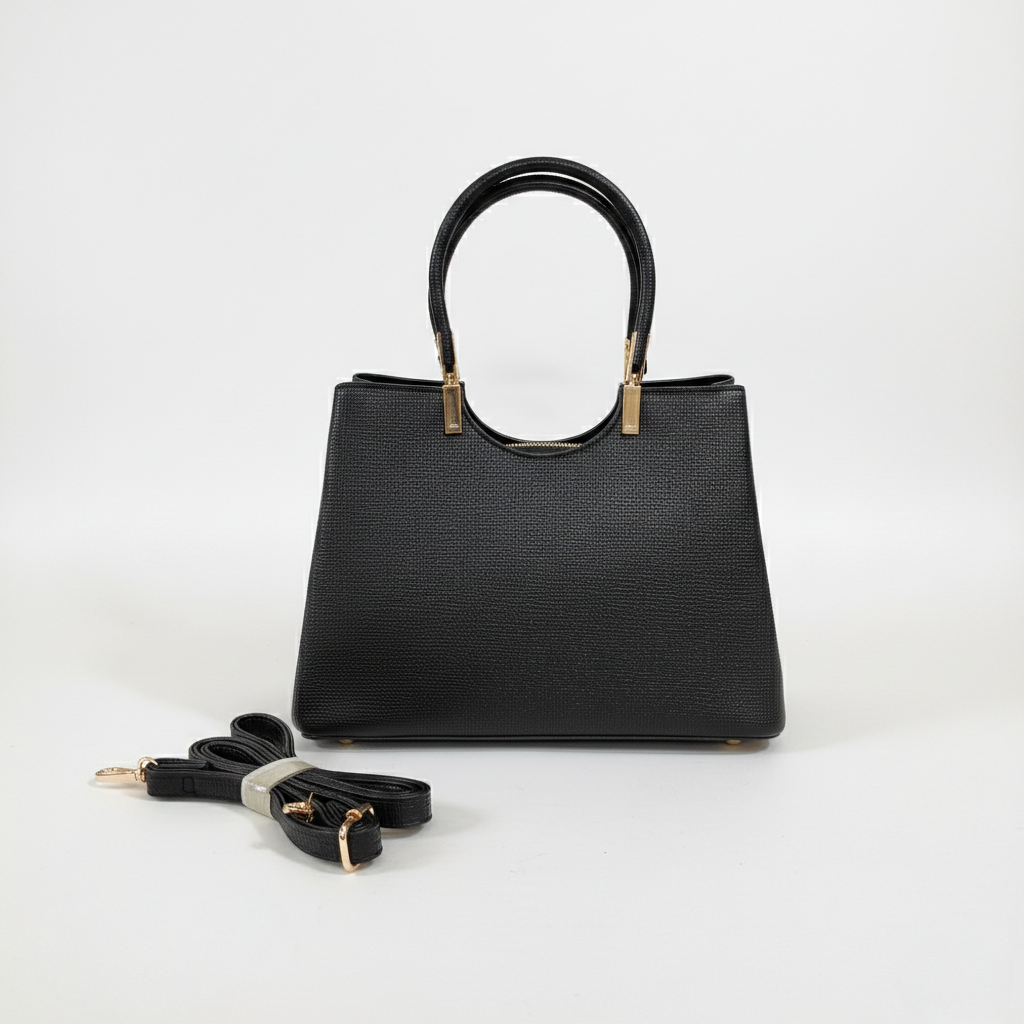 Super Classic Black Elegant Handbag
