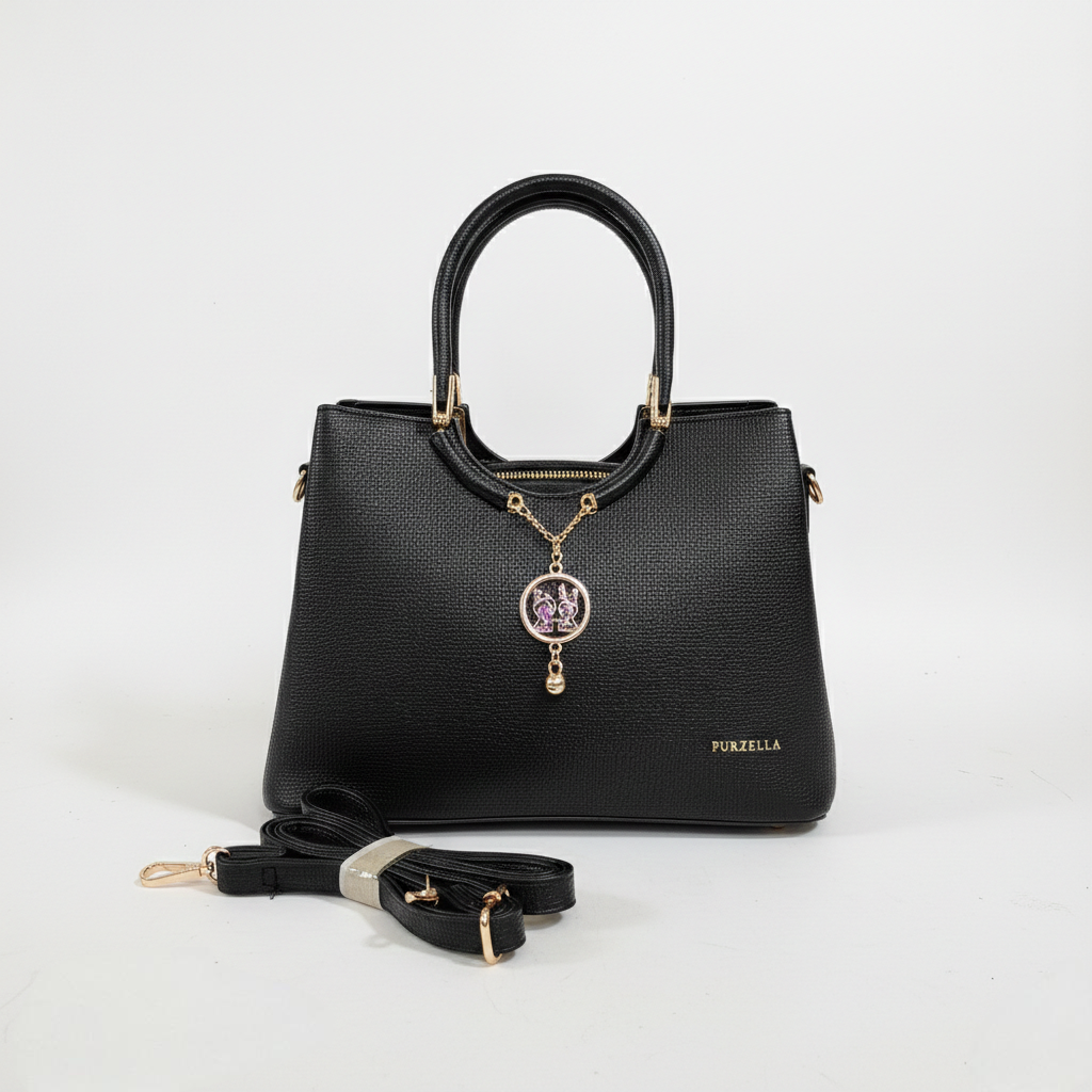 Super Classic Black Elegant Handbag