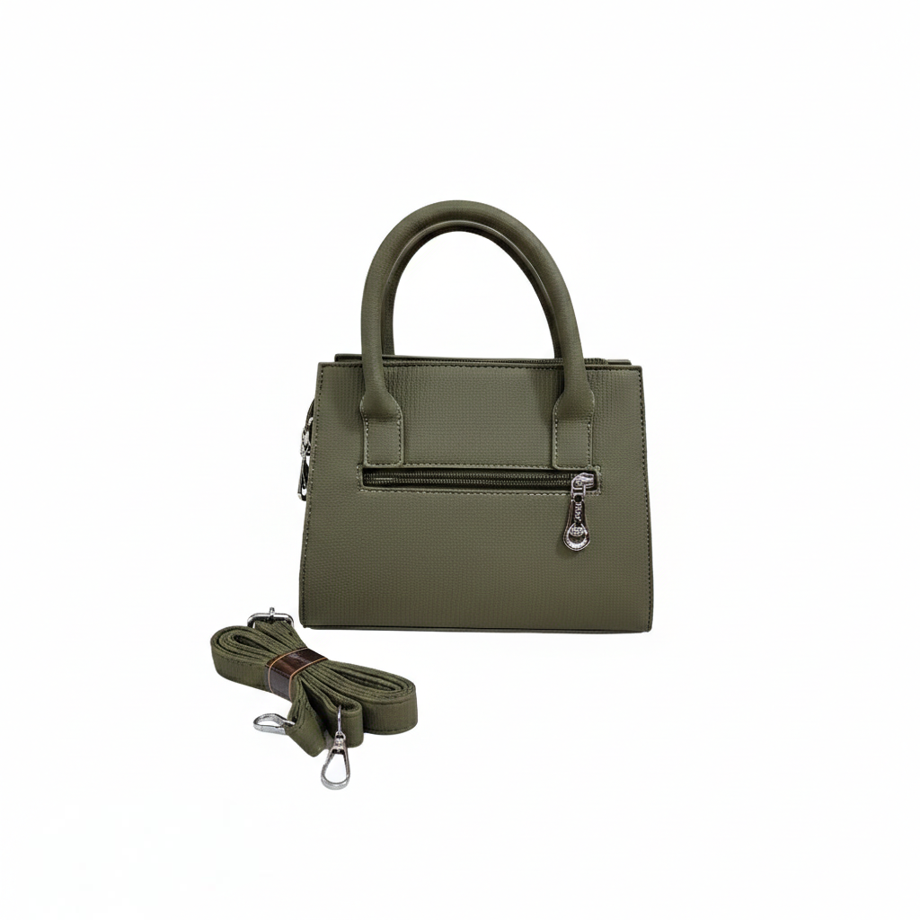 Super Classic Olive Green Elegant Handbag