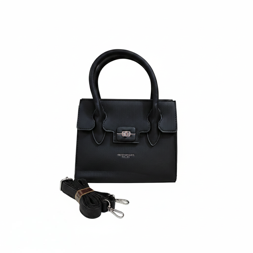 Super Classic Black Elegant Handbag