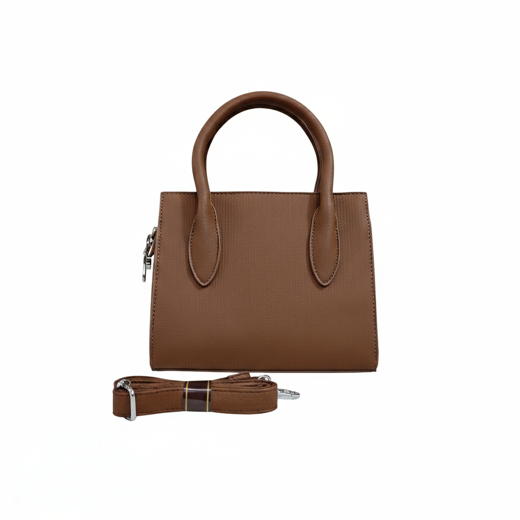 Super Classic Brown Elegant Handbag