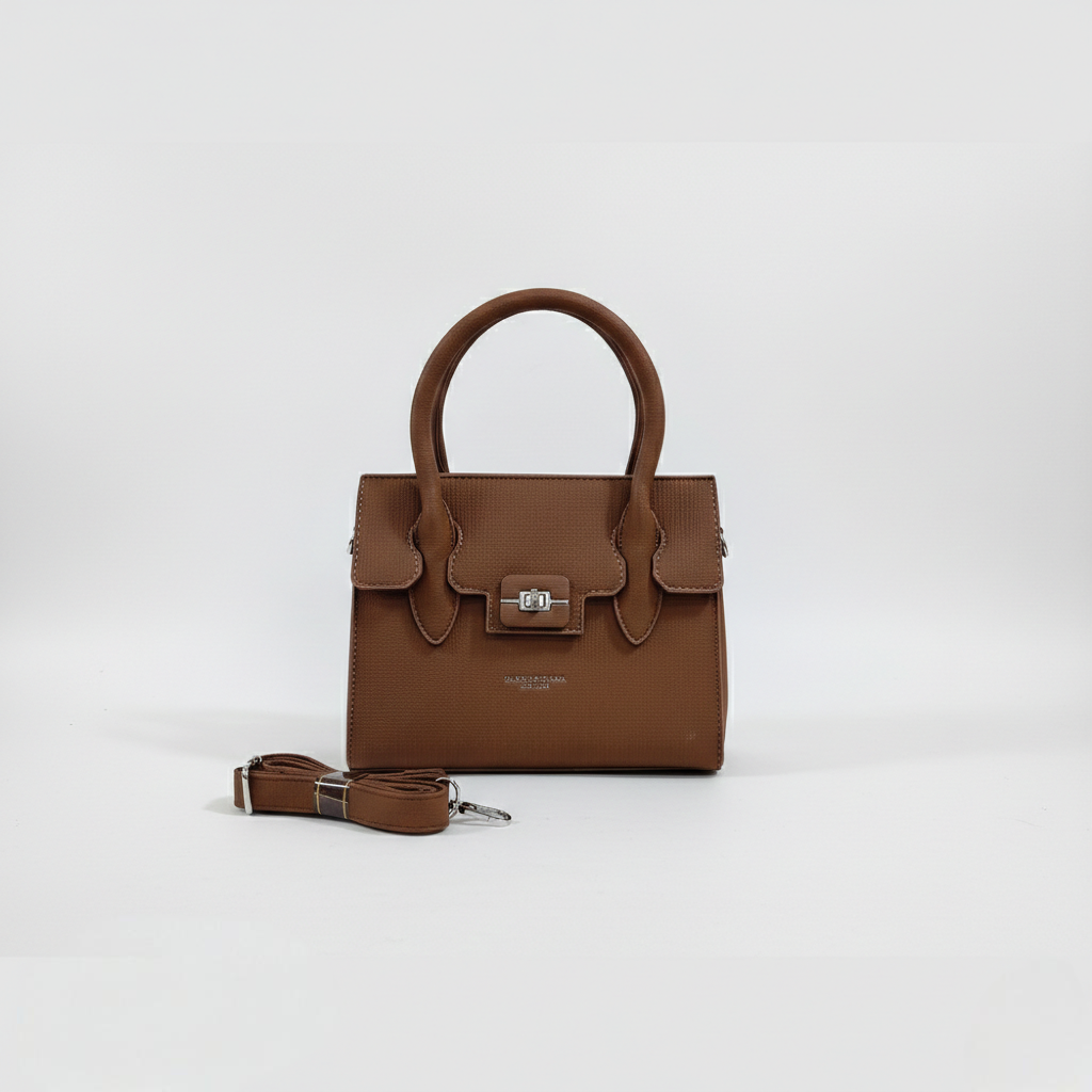 Super Classic Brown Elegant Handbag