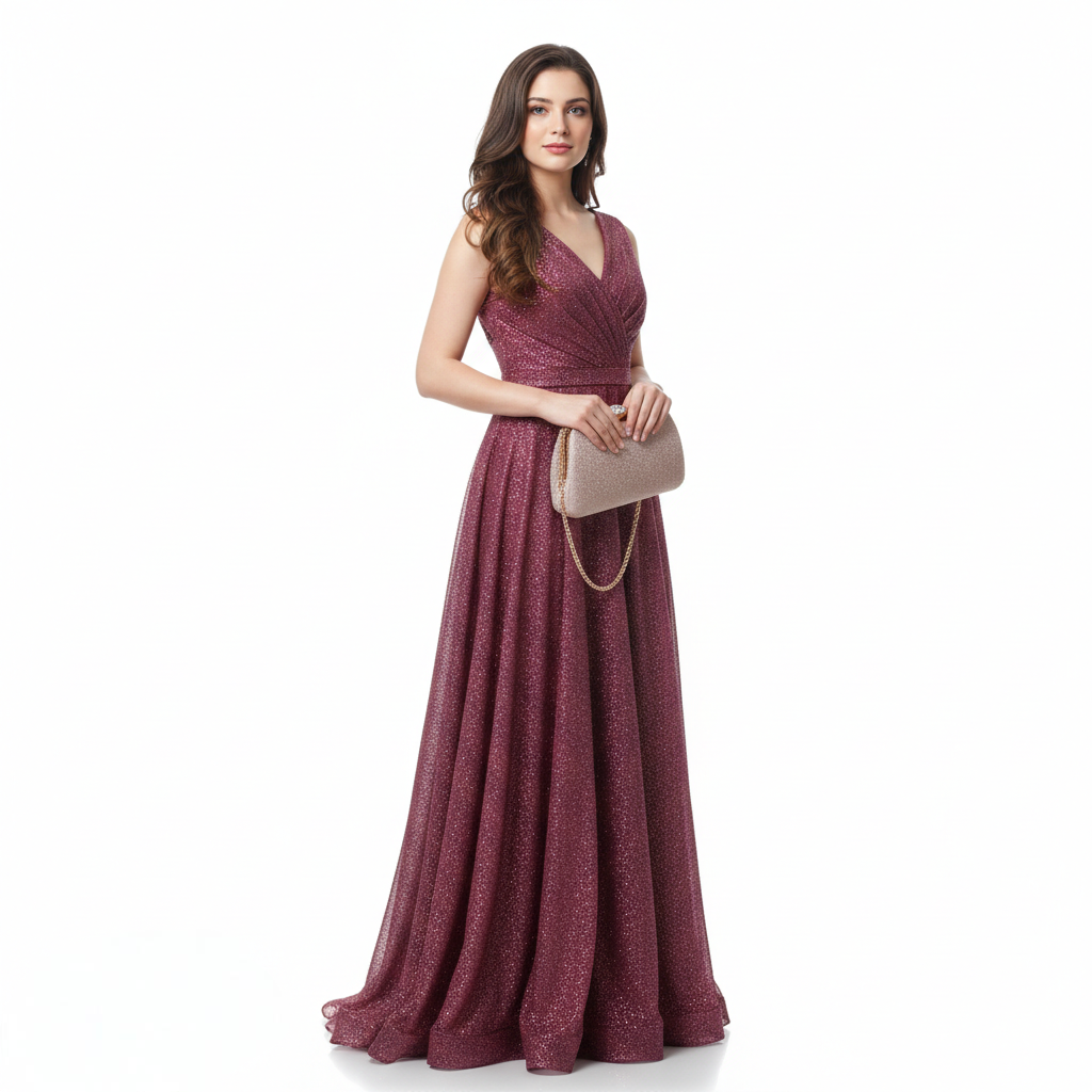 Super Classic Rose Pink Elegant Partywear Clutch