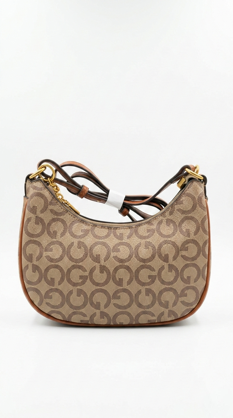 Super Classic Brown Repeating Brown G Pattern Elegant Handbag