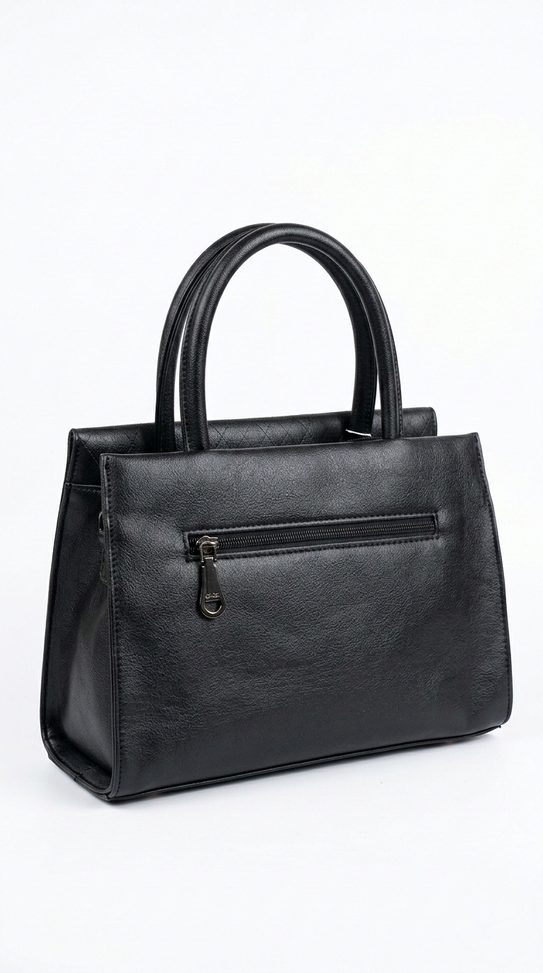 Super Classic Black Elegant Handbag