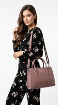 Super ClassicDusty Rose Elegant Handbag