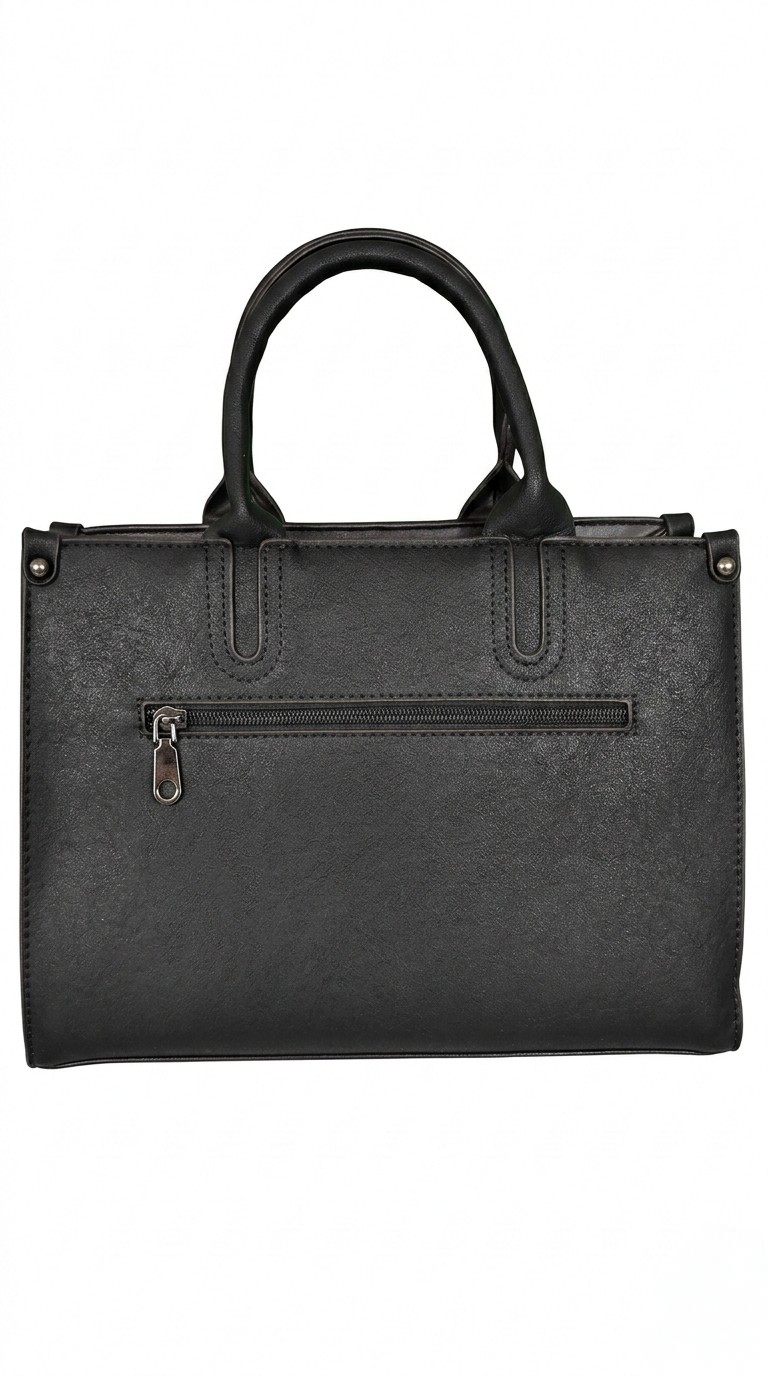 Super Classic Black Ethnic Pattern Elegant Handbag