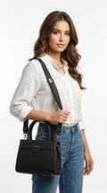 Super Classic Black Elegant Handbag