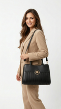 Super Classic Black Elegant Handbag