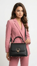 Super Classic Black Elegant Handbag