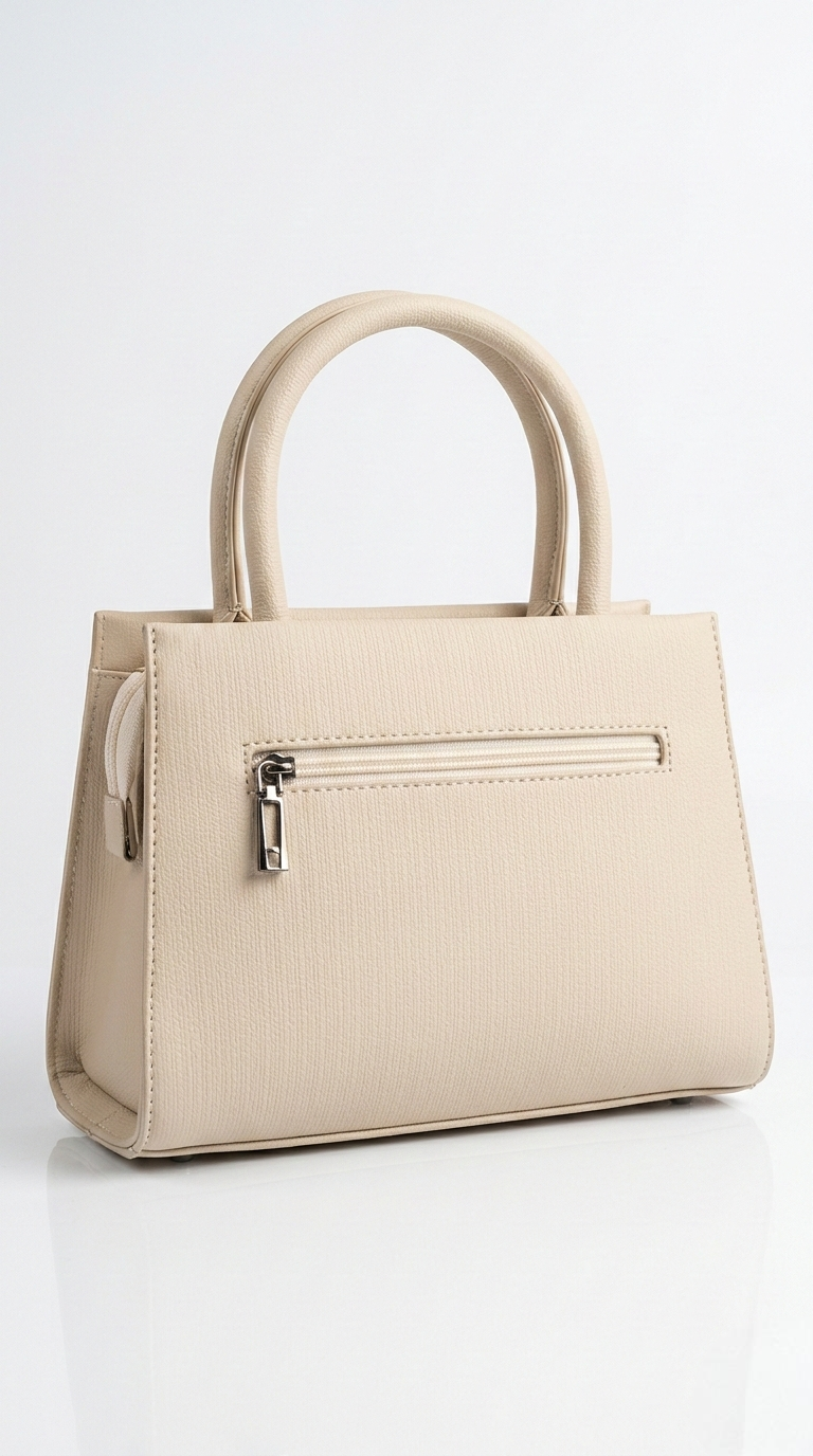 Super Classic Cream Elegant Handbag